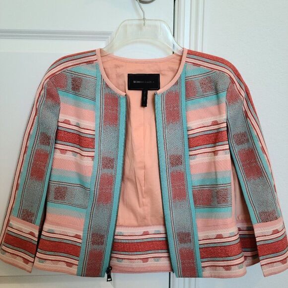 NWOT BCBGMaxAzria‎ 'Zachary' Cape Jacket - Picture 2 of 8